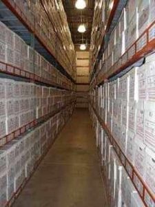secure offsite document storage facility climate-controlled space office space